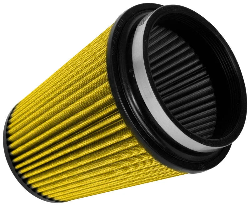 Airaid Universal Air Filter - Cone 5in Flange x 6-1/2in Base x 4-3/4in Top x 7-9/16in Height - Side View