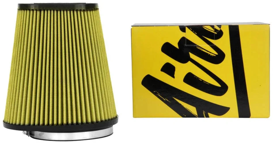 Airaid Universal Air Filter - Cone 6in FLG x 9-1/2x7-1/2in B x 6-3/8x3-3/4in Tx9-1/2in H Synthamax - Back View