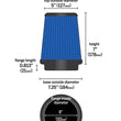Load image into Gallery viewer, Airaid Universal Air Filter - Cone 6 x 7-1/4 x 5 x 7 - Additional View 8