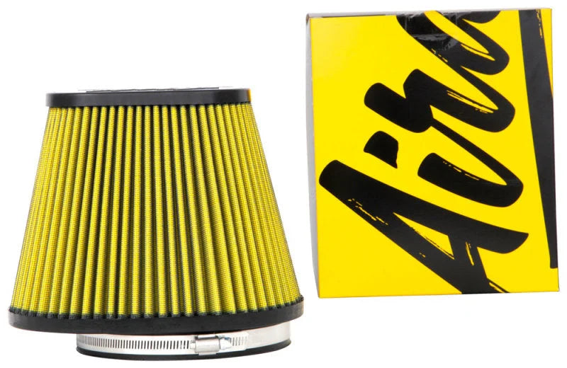 Airaid Universal Air Filter - Cone 6in F x 9x7-1/4in B x 6-1/4x3-3/4in T x 7in H - Synthamax - Installation View