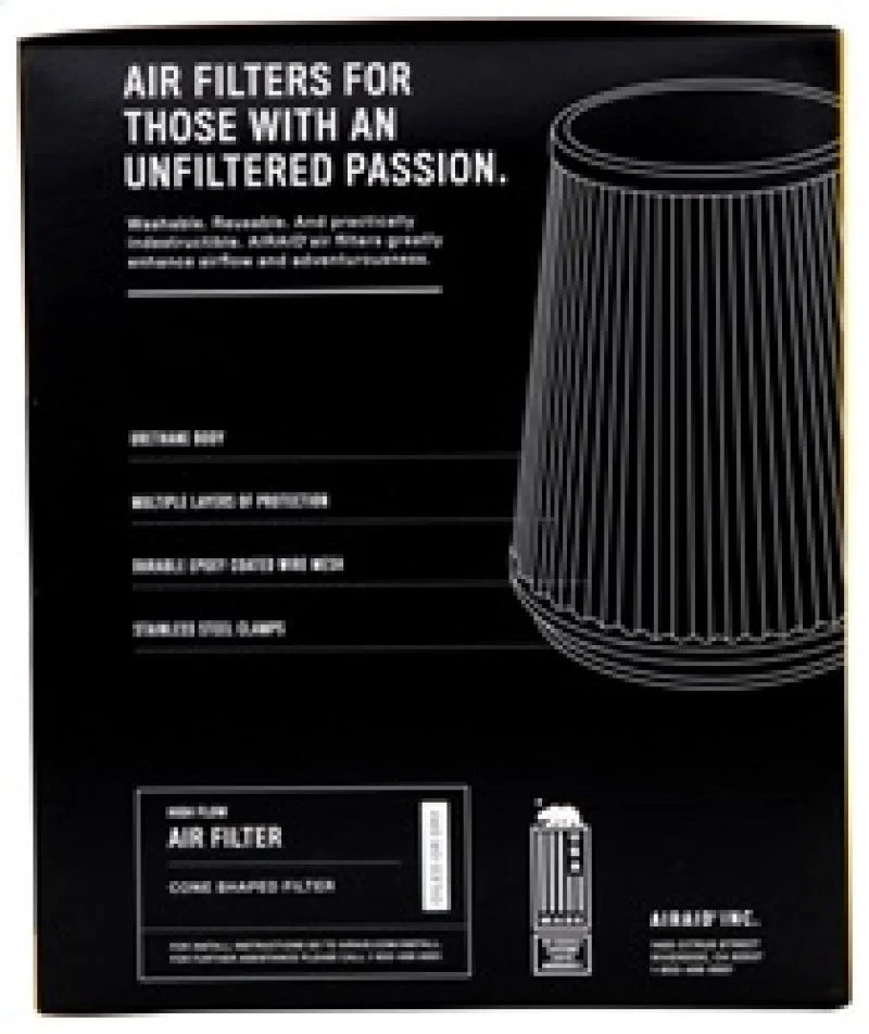 Airaid Universal Air Filter - Cone 6in FLG x 7-1/4in B x 5in T x 7in H - Additional View 11