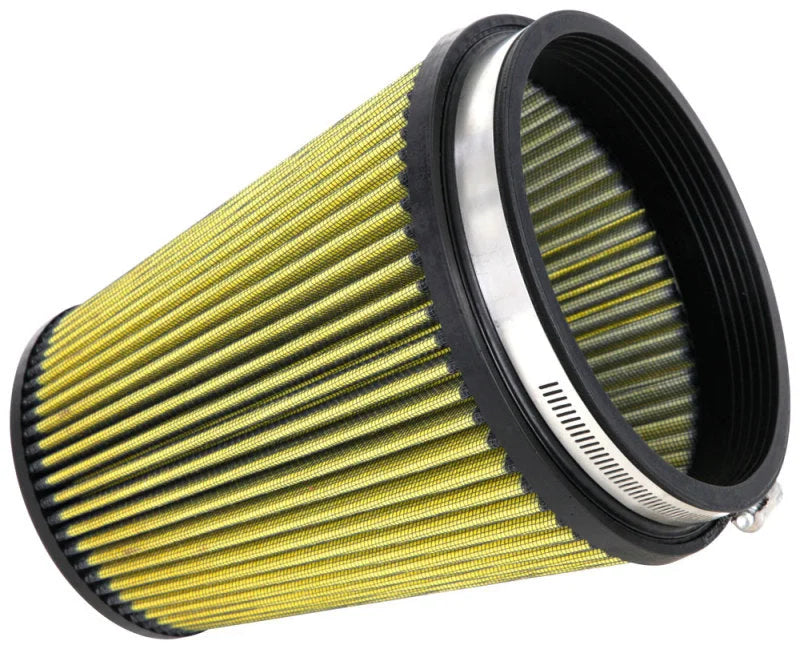 Airaid Universal Air Filter - Cone 6in FLG x 7in B x 5in T x 8in H - Synthaflow - Side View