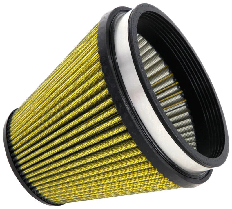Airaid Universal Air Filter - Cone 6in Flange x 7-1/2in Base x 3-7/8in Top x 6in Height - Side View