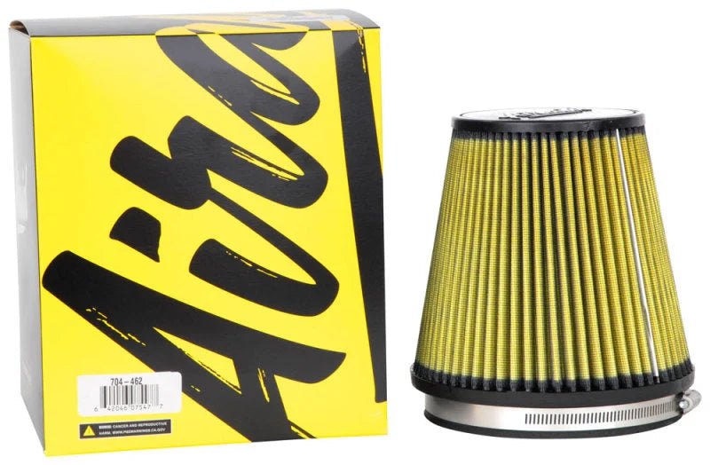 Airaid Universal Air Filter - Cone 6in Flange x 7-1/4in Base x 5in Top x 7in Height - Back View