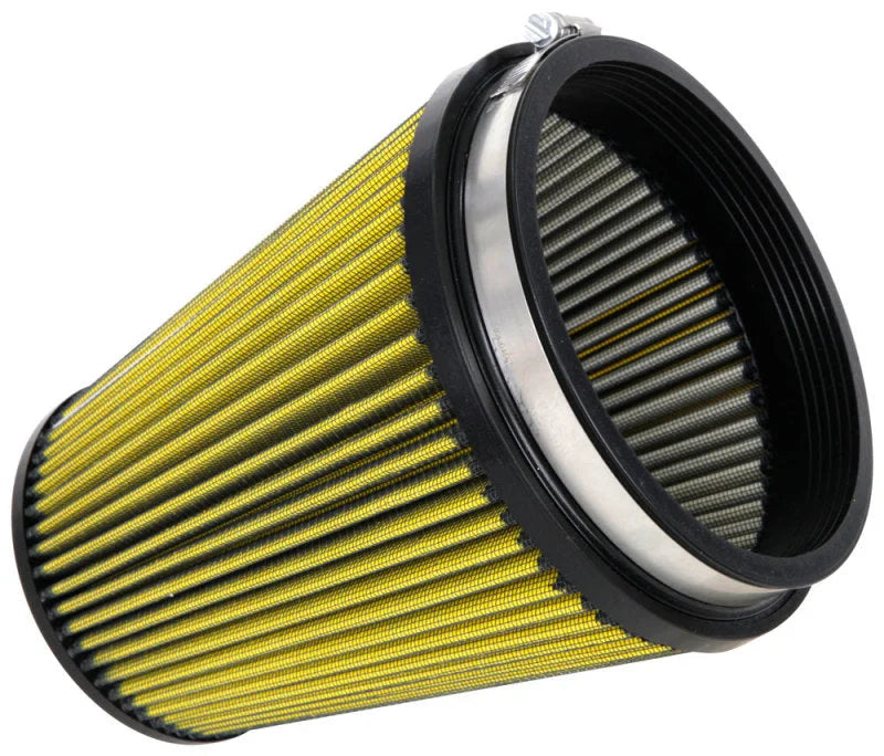 Airaid Universal Air Filter - Cone 6in Flange x 7-1/4in Base x 5in Top x 8in Height - Side View
