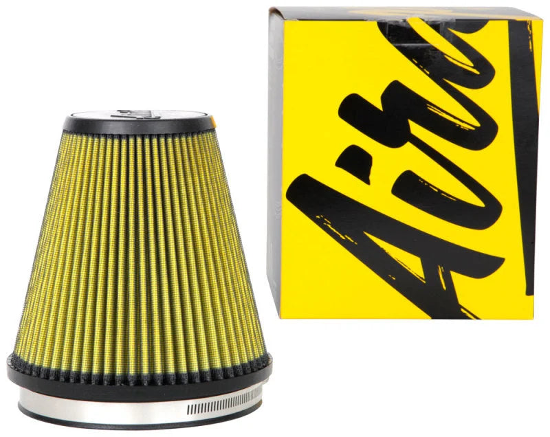 Airaid Universal Air Filter - Cone 6in Flange x 7in Base x 4-3/8in Top x 7in Height - Synthaflow - Back View