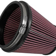 Load image into Gallery viewer, Airaid Universal Air Filter - Cone Track Day Oiled 6in x 7-1/4in x 5in x 7in - Side View