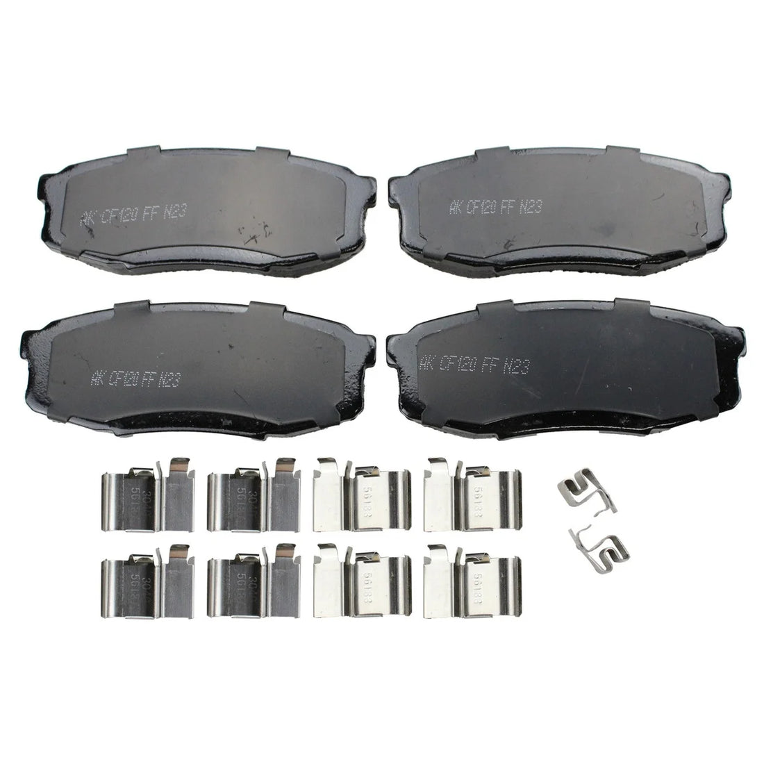 Akebono Brake Pad Rear ACT1304A fits 2008-2011 / 2013-2019 Lexus LX570 - Installation View
