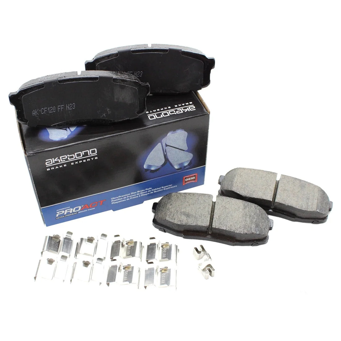 Akebono Brake Pad Rear ACT1304A fits 2008-2011 / 2013-2019 Lexus LX570 - Additional View 5