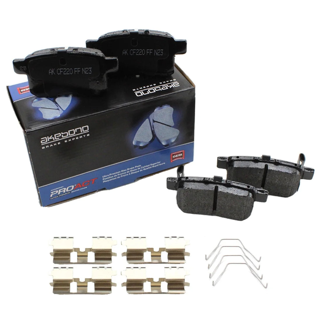 Akebono Brake Pads ACT1336A fits 2009-2014 Acura TSX / 2008-2017 Honda Accord - Additional View 6