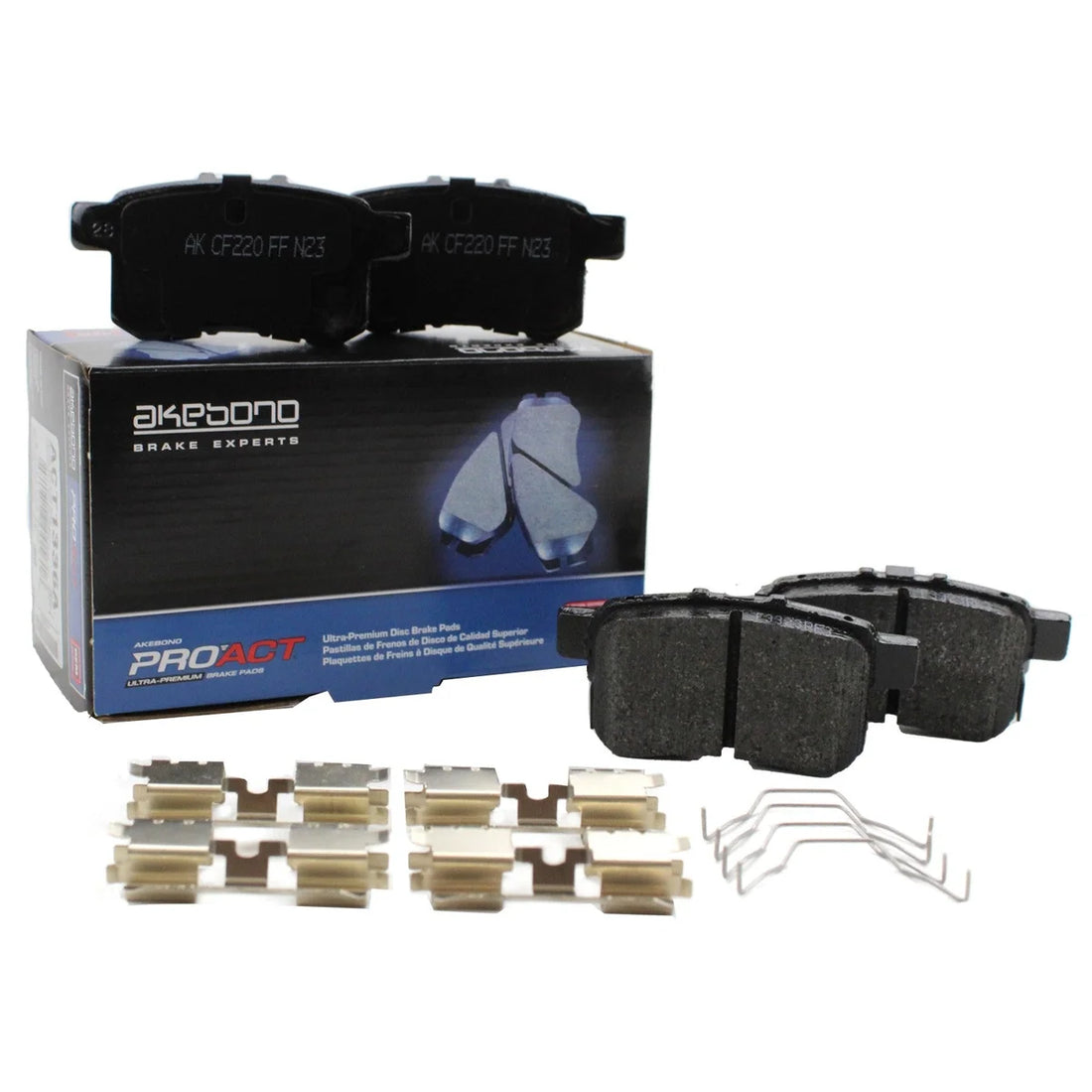 Akebono Brake Pads ACT1336A fits 2009-2014 Acura TSX / 2008-2017 Honda Accord - Additional View 7