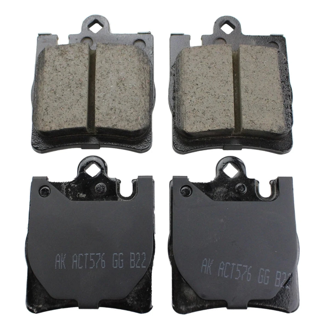 Akebono Brake Pads EUR873 fits Mercedes-Benz C-Class - Side View