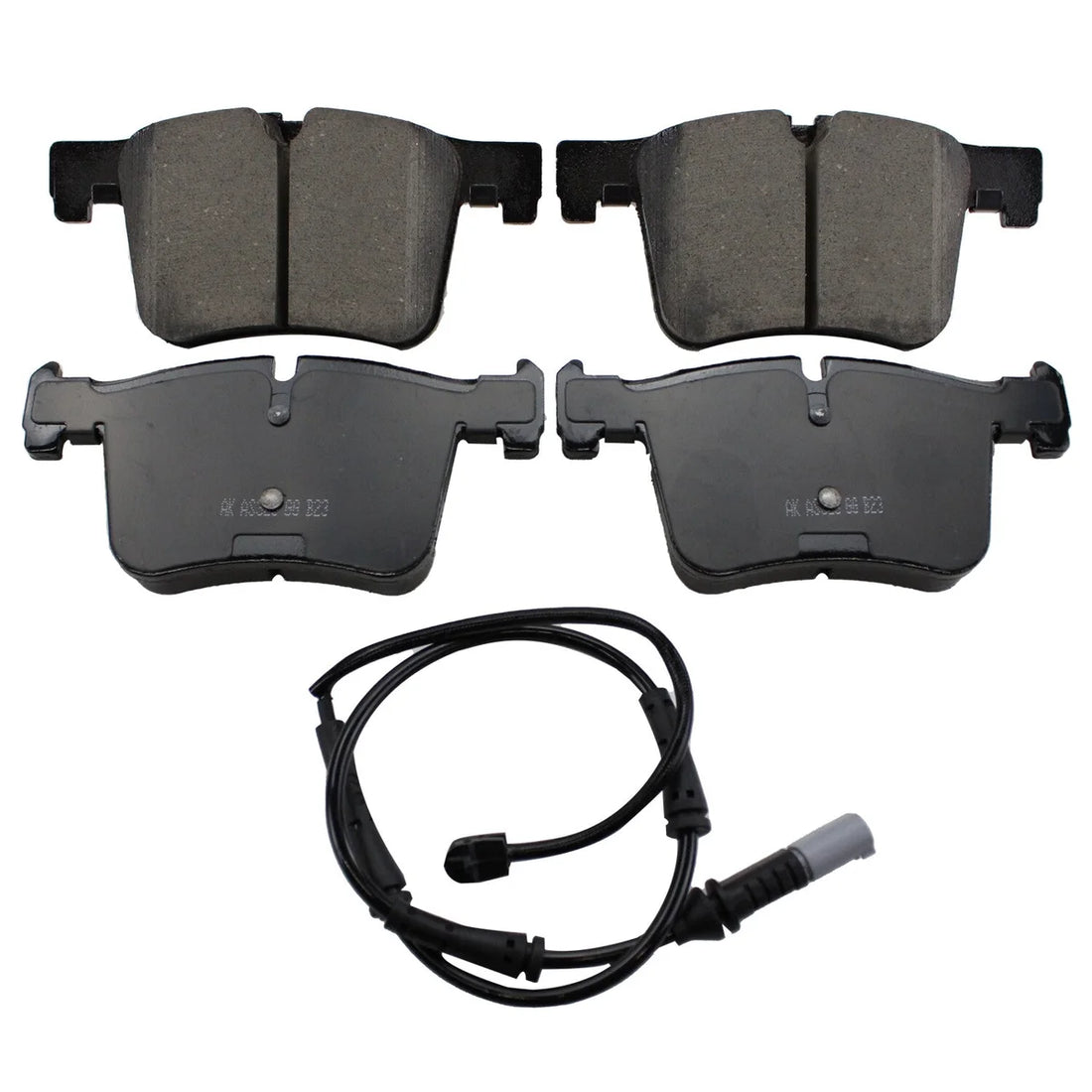 Akebono Brake Pads Front EUR1561A fits 2014-2016 BMW 228i / 2015-2016 BMW 228i xDrive - Side View
