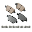 Load image into Gallery viewer, Akebono Brake Pads Rear EUR1456 fits Audi Quattro - Side View