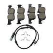 Load image into Gallery viewer, Akebono Brake Pads Rear EUR1762 fits 2016-2019 BMW X1 / 2018-2019 BMW X2 / 2016-2019 Mini - Side View