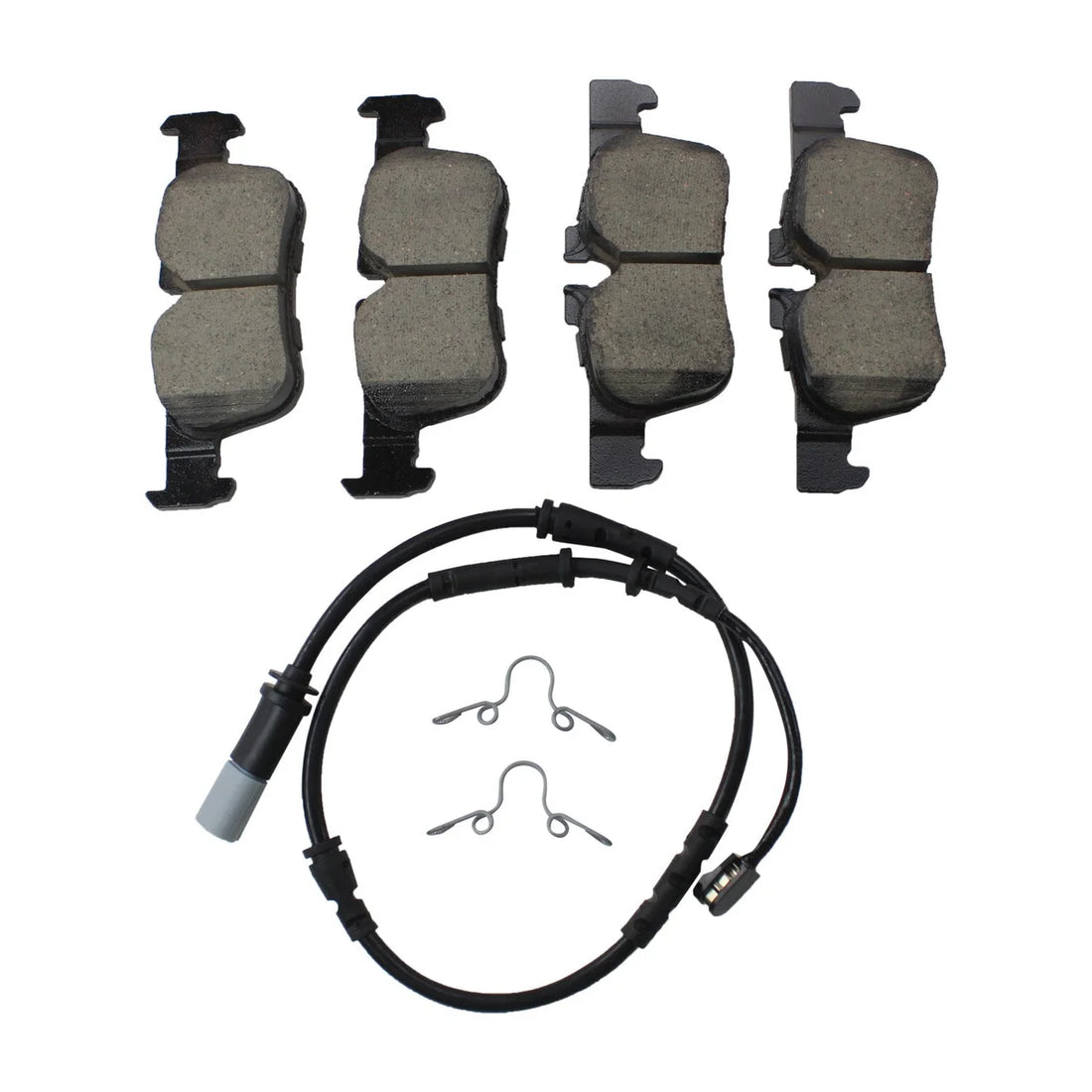 Akebono Brake Pads Rear EUR1762 fits 2016-2019 BMW X1 / 2018-2019 BMW X2 / 2016-2019 Mini - Side View