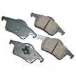 Load image into Gallery viewer, Akebono Euro Brake Pad Set EUR 795 fits 1998-2009 Volvo S60 / S70 / S80 / V70 / XC70 - Side View