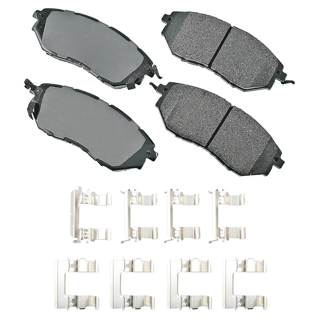 Akebono ProACT Ultra-Premium Bra ke Pads - Front ACT1078A