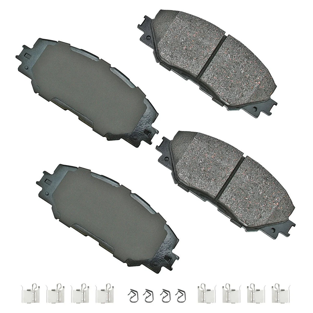 Akebono ProACT Ultra-Premium Bra ke Pads - Front ACT1210A