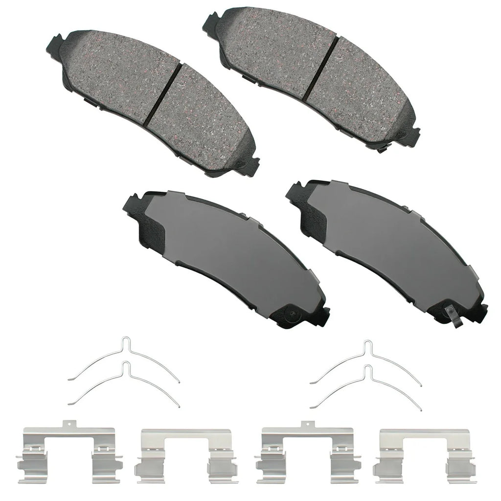 Akebono ProACT Ultra-Premium Bra ke Pads - Front ACT1280
