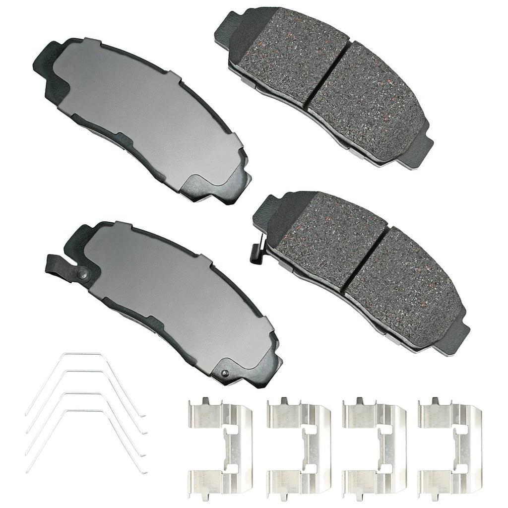 Akebono ProACT Ultra-Premium Bra ke Pads - Front ACT787A
