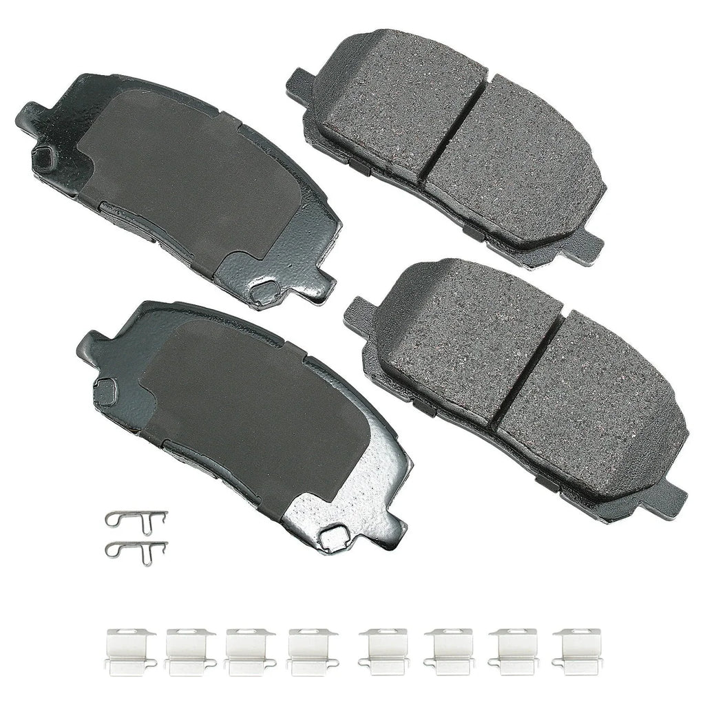Akebono ProACT Ultra-Premium Bra ke Pads - Front ACT884A