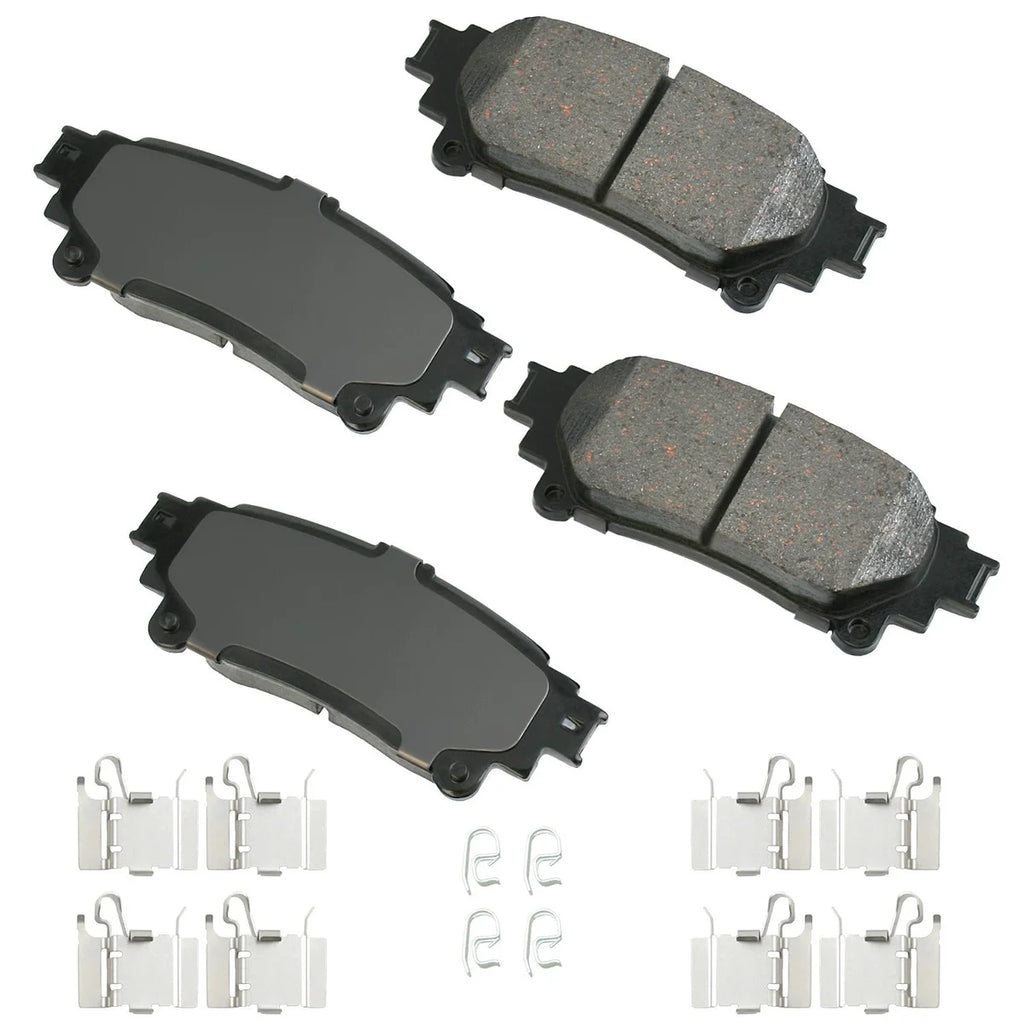Akebono ProACT Ultra-Premium Bra ke Pads - Rear ACT1391A