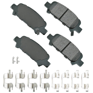 Akebono ProACT Ultra-Premium Bra ke Pads - Rear ACT770A