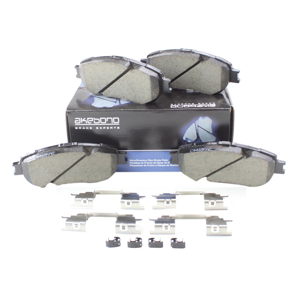 Akebono ProACT Ultra-Premium Brake Pads - Front ACT906B - Back View