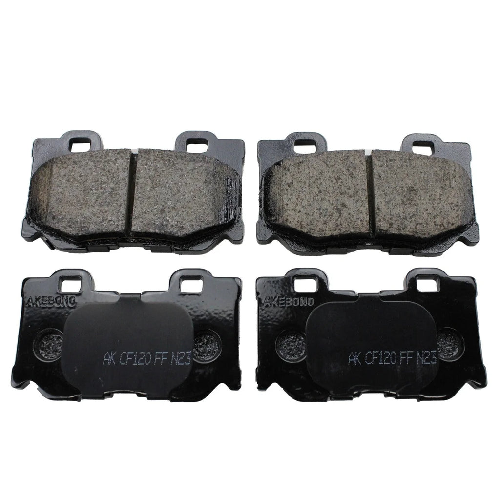 Akebono ProACT Ultra-Premium Brake Pads - Rear ACT1347 fits 2008-2016 Infiniti - Side View