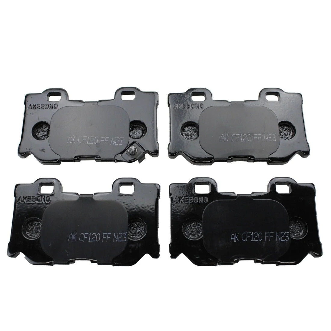 Akebono ProACT Ultra-Premium Brake Pads - Rear ACT1347 fits 2008-2016 Infiniti - Back View