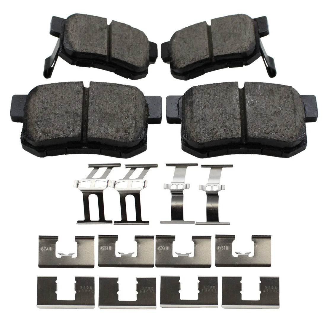 Akebono ProACT Ultra-Premium Brake Pads - Rear ACT537A fits Acura - Installation View