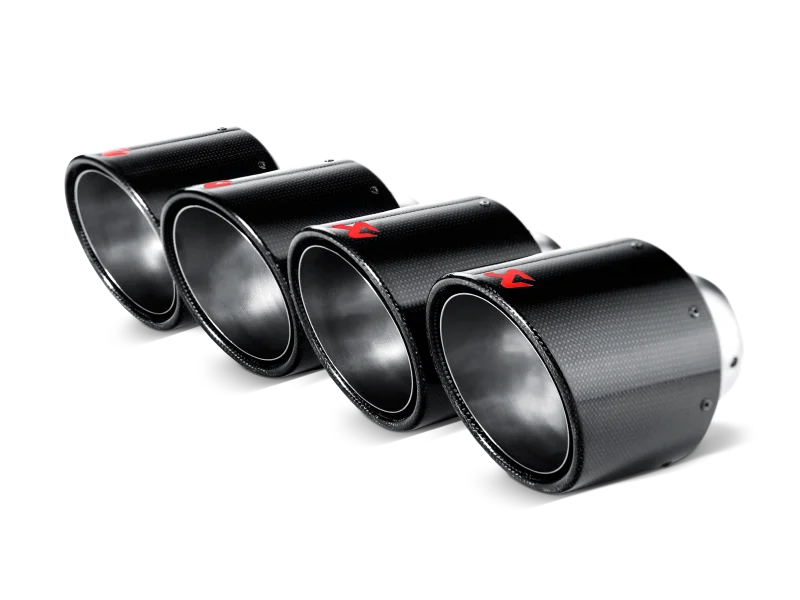 Akrapovic 06-13 Chevrolet Corvette ZO6/ZR1 (C6) Tail Pipe Set (Carbon 125 mm) - Main Product View