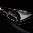 Load image into Gallery viewer, Akrapovic 06-13 Chevrolet Corvette ZO6/ZR1 (C6) Tail Pipe Set (Carbon 125 mm) - Back View