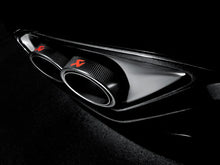 Load image into Gallery viewer, Akrapovic 06-13 Chevrolet Corvette ZO6/ZR1 (C6) Tail Pipe Set (Carbon 125 mm) - Back View