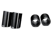 Load image into Gallery viewer, Akrapovic 07-13 BMW M3 (E90/E92/E93) Tail Pipe Set (Carbon) - Installation View