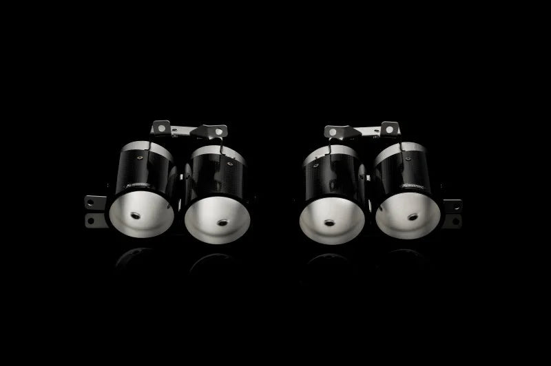 Akrapovic 09-14 Lamborghini Gallardo LP 550-2 Coupe Tail Pipe Set (Carbon) - Back View