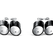 Load image into Gallery viewer, Akrapovic 09-14 Lamborghini Gallardo LP 550-2 Coupe Tail Pipe Set (Carbon) - Installation View