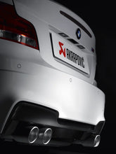 Load image into Gallery viewer, Akrapovic 11-12 BMW 1 Series M Coupe (E82) Slip-On Line (Titanium) (Req. Tips) - Back View