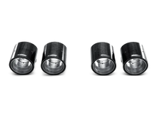 Load image into Gallery viewer, Akrapovic 11-12 BMW 1 Series M Coupe (E82) Tail Pipe Set (Carbon) - Back View