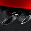 Load image into Gallery viewer, Akrapovic 11-17 BMW M5 (F10) Tail Pipe Set (Carbon) - Side View