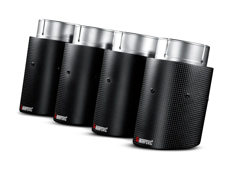 Akrapovic 11-17 BMW M5 (F10) Tail Pipe Set (Carbon) - Installation View