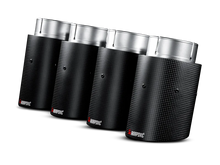 Load image into Gallery viewer, Akrapovic 11-17 BMW M5 (F10) Tail Pipe Set (Carbon) - Installation View