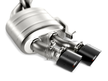 Load image into Gallery viewer, Akrapovic 13-17 Audi S6 Avant/Limousine (C7) Evolution Line Cat Back (Titanium) w/ Carbon Tips - Installation View