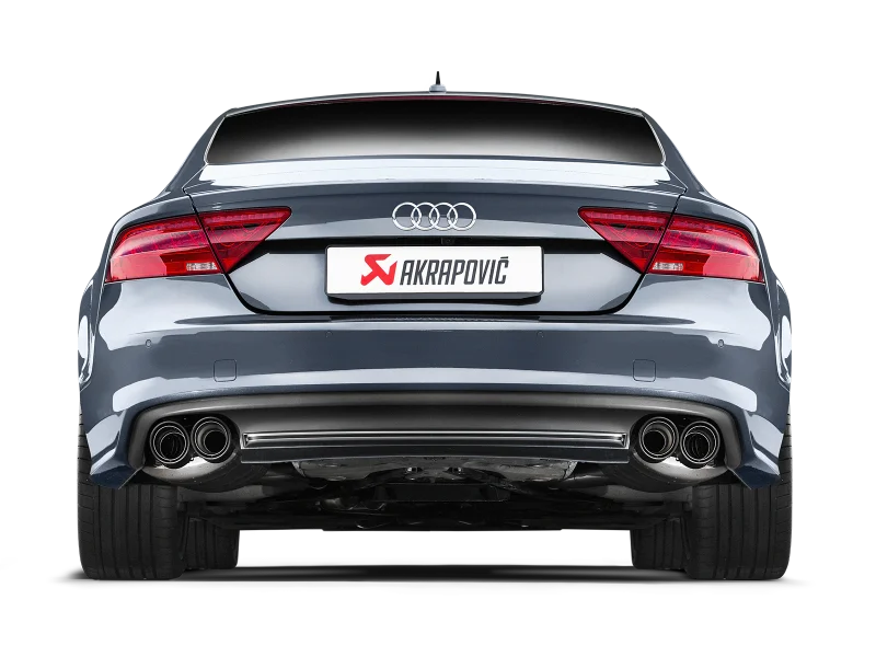 Akrapovic 13-17 Audi S6 Avant/Limousine (C7) Evolution Line Cat Back (Titanium) w/ Carbon Tips - Additional View 5