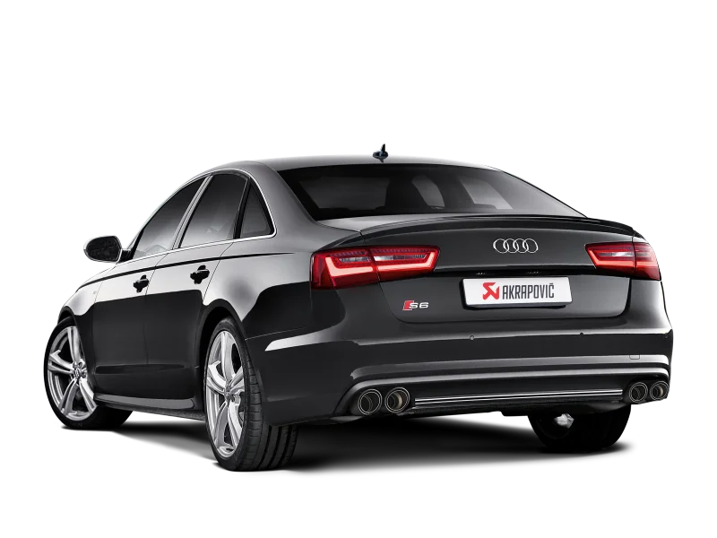 Akrapovic 13-17 Audi S6 Avant/Limousine (C7) Evolution Line Cat Back (Titanium) w/ Carbon Tips - Additional View 9