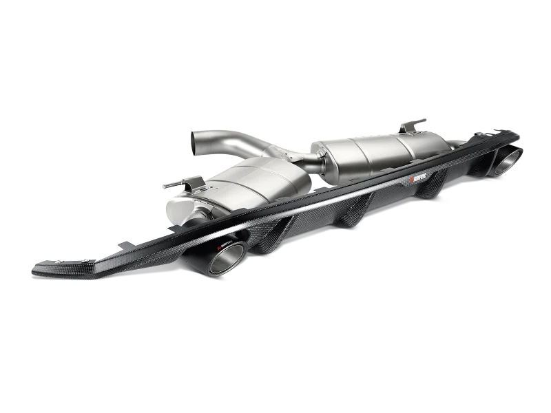 Akrapovic 13-17 Volkswagen Golf GTI (VII) Rear Carbon Fiber Diffuser - Matte - Side View
