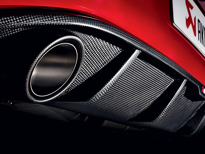 Akrapovic 13-17 Volkswagen Golf GTI (VII) Rear Carbon Fiber Diffuser - Matte - Installation View