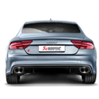 Load image into Gallery viewer, Akrapovic 14-17 Audi RS7 Sportback (C7) Evolution Line Cat Back (Titanium) w/ Carbon Tips - Back View