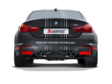 Load image into Gallery viewer, Akrapovic 14-17 BMW M3/M4 (F80/F82) Slip-On Line (Titanium) (Req. Tips) - Back View